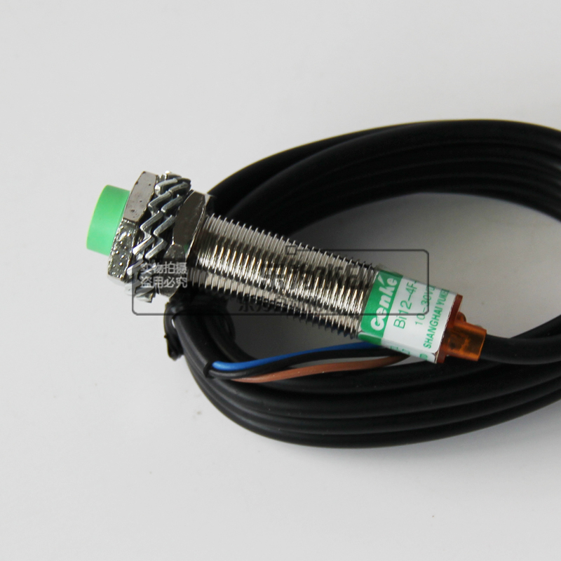 Proximity switch NPN 24v NC normally closed 4mm inductive Bi12-4F-N2 Genke Yuke