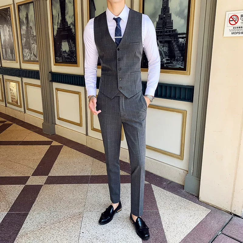 Spring vest for leisure, classic suit jacket