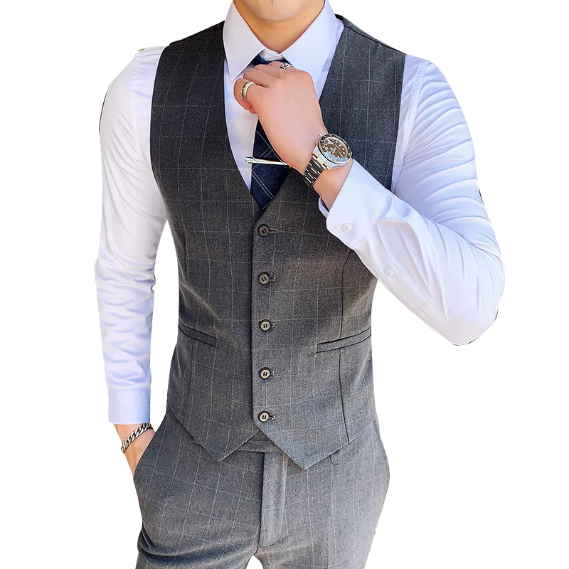 Spring vest for leisure, classic suit jacket