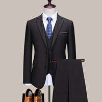 [Simney] Grey Grid (Top+жилет+брюки)