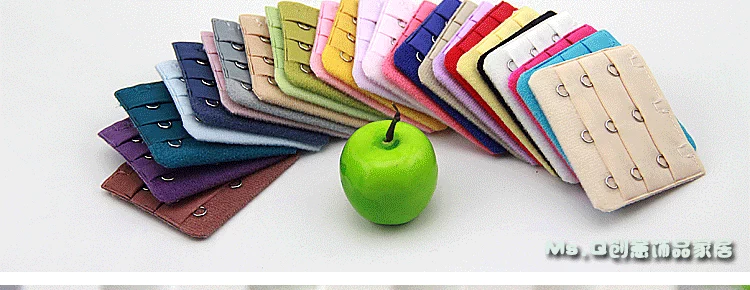 Đồ lót khóa dài áo ngực khóa mở rộng khóa tăng trưởng kết nối khóa móc phụ kiện móc cộng với dây đeo ba hàng ba khóa đồ lót phụ nữ