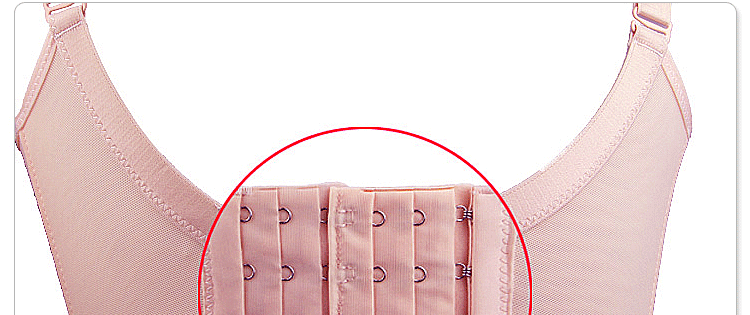 Đồ lót khóa dài áo ngực mở rộng khóa khóa tăng trưởng 6 khóa móc phụ kiện móc khóa trở lại khóa ba hàng sáu khóa dây đeo cố định đồ lót