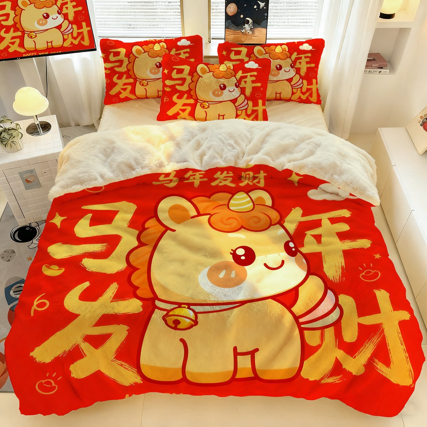 卡通动漫学生儿童家纺店