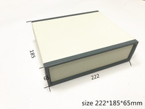 Direct Sales new plastic casing electronic components enclosure desktop chassis instrument housing equipment box 222x185x65