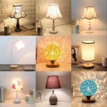 Desk lamp bedroom bedside lamp simple modern warm wedding room creative energy-saving night light dimmable breastfeeding eye lamp