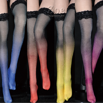 1 6 Female soldier high tube socks gradient stockings tbleague phicen JO Lan can wear
