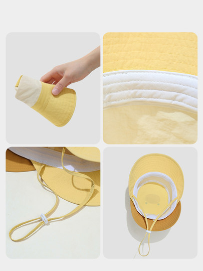 Baby Hat, Children's Sun Protection Hat, Summer Thin Style, Boys' Sun Hat, Breathable Mesh, Girls' Fisherman Hat, Sun Hat