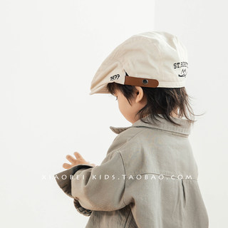 Parent-Child Children's Hats, Spring and Autumn Trendy Retro Style, Boys' Forward Hats, Girls' Baseball Caps, Baby Berets, Duckbill Caps