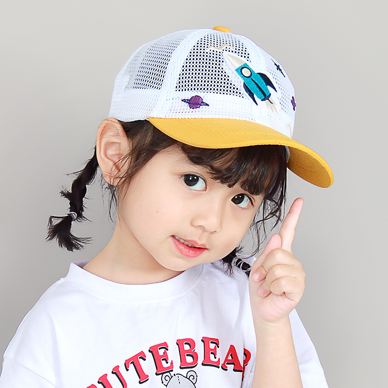 Child Duck Tongue Cap Summer Mesh Sun Hat Girl Boy Hat Sunscreen Sunhat Baby Sun Hat Tide