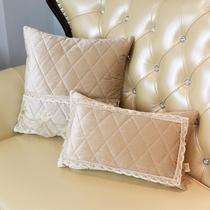 Eurostyle sofa Pillow Cushions plush Living room Luxurious Lace Big Cushions American Minimis with core waist pillowcase Home