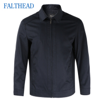 Fairfat lapel jacket mens 20 spring and autumn new cotton middle-aged and elderly business casual loose large size jacket