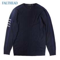 Fairfat sweater mens 20 spring and autumn youth new round neck thin section pullover fashion casual bottoming shirt