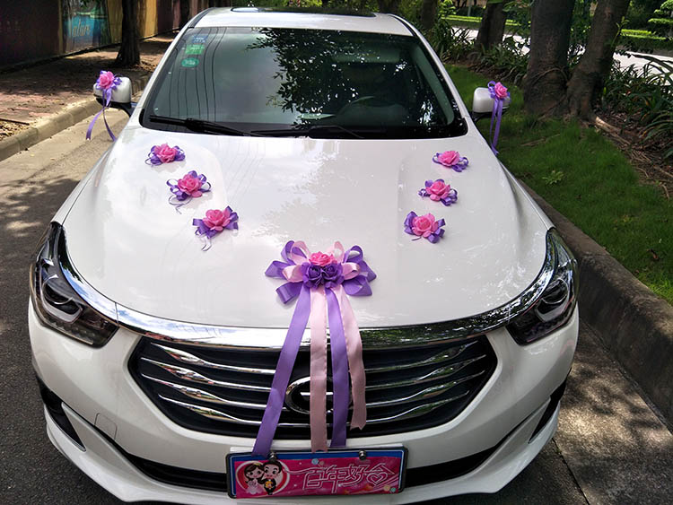 Vice-wedding car decoration set wedding wedding wedding wedding wedding simulation flower