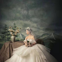 Shadow Building Oil Painting Style Hand-painted Scenery Pure Hand Drawing Photo Background Cloth Boutique Painting Art Spray-painted Photo Cloth