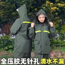 Raincoat and rain pants suit for men upper and lower split type long full body rainproof motorcycle for female takeaway riders