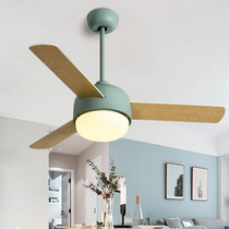 Fan lamp ceiling fan lamp 2021 new home integrated restaurant bedroom modern simple light luxury small fan with lamp