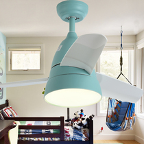 Children's fan lamp dining room bedroom with lamp fan lamp fan lamp LED chandelier modern simple electric fan chandelier