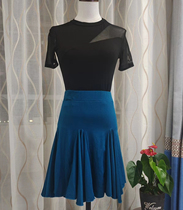 New Latin Dance Exercise for Adult Womens Suite Irregular Dress Dance Performance Great Swing Square Red Square Dance
