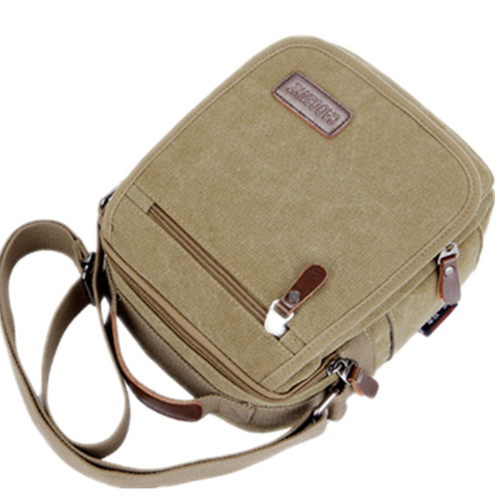 Outdoor Men Casual Single Shoulder Small Sloping Cross Pack Thickened version Tool Site Small satchel men's multilayer thickened