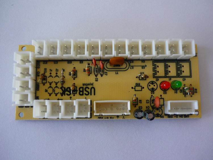 Hộp ánh trăng Moon đấu tranh cáp USB King of Fighters 97 Street Fighter trò chơi rocker bảng mạch điện tử chip arcade F phụ kiện - Cần điều khiển máy chơi game cầm tay 4 nút