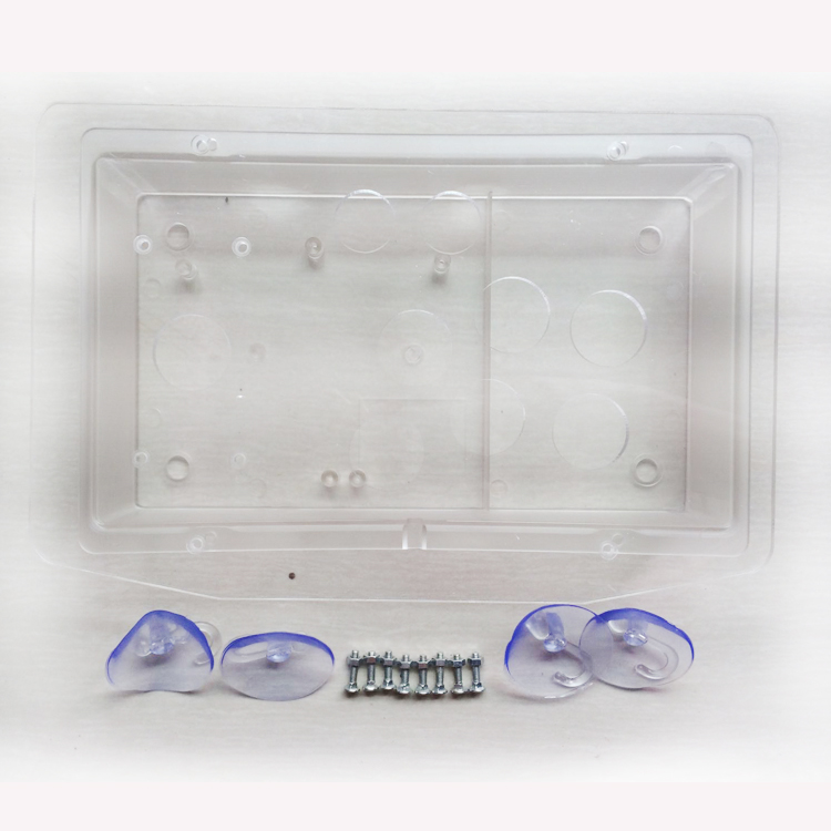 Trò chơi chiến đấu USB rocker hộp dưới cùng vỏ nhựa ABS hộp nhựa đáy hộp acrylic plexiglass tay cầm chơi game fo4