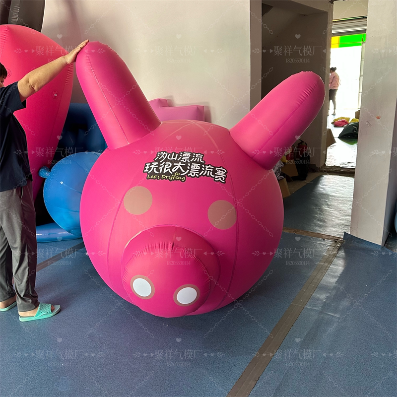 PVC汽车气模：升空广告新潮流，卡通公仔飘空气球定制攻略大揭秘！-飘空气球-淘宝百科网