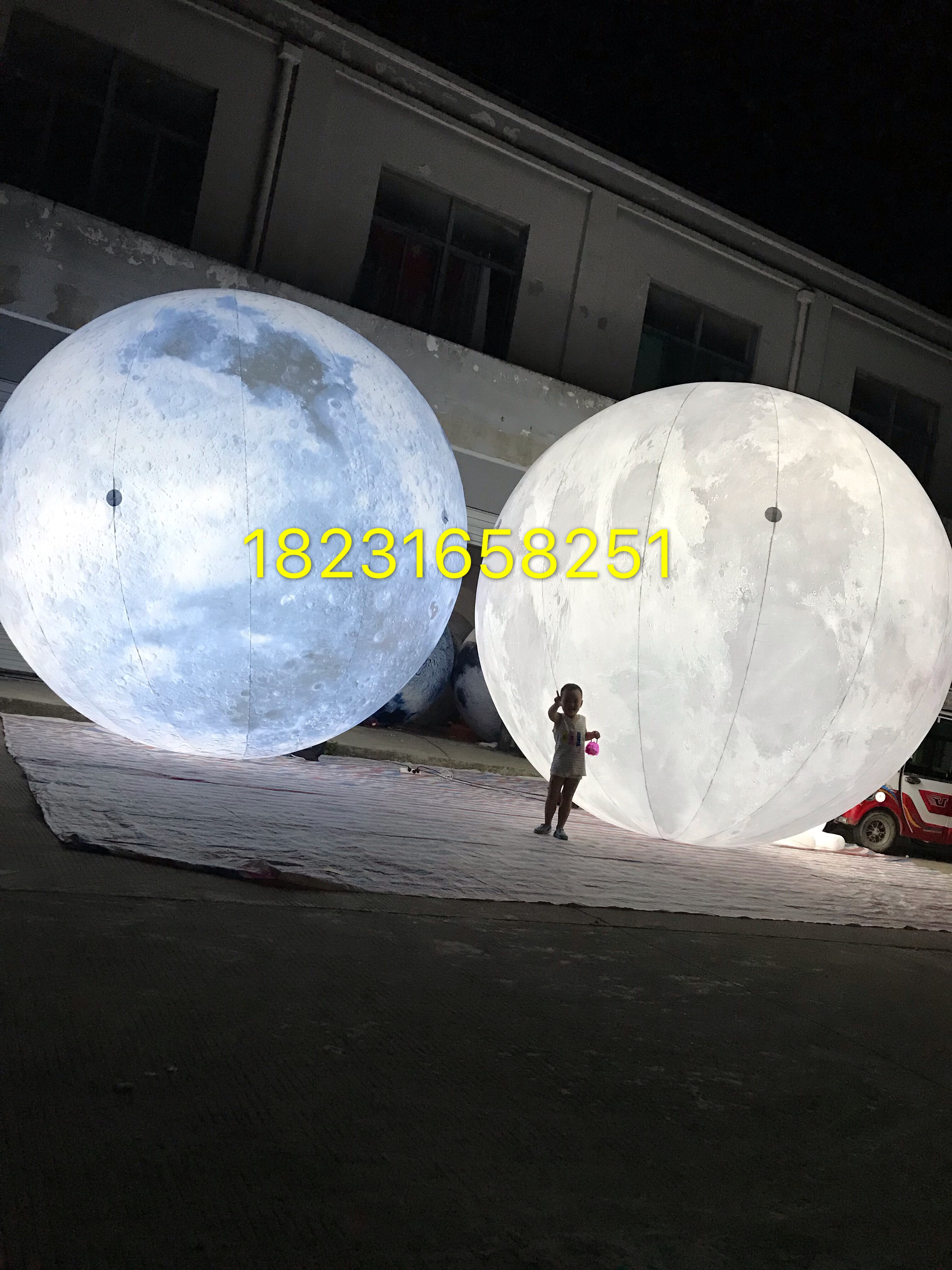 Mid-Autumn Festival Inflatable Luminous Lunar Lunar Rabbit Air Mold Light Jade Rabbit PVC Simulation Liftoff Moon Cartoon Custom
