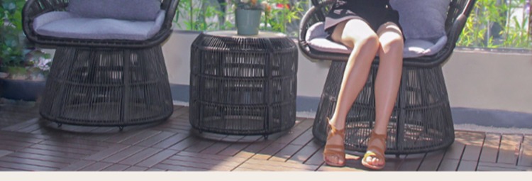Xin Ningju ngoài trời giải trí wicker ghế thiết kế tùy chỉnh nghệ thuật mây đồ nội thất phòng thu studio ghế sofa lưng cao sofa đẹp