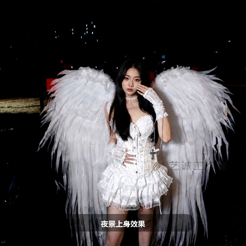 White Angel Wings Internet Celebrity Oversized Wings Photo Props Performance Cos Angel Wings Photography Yicheng White Angel Wings Internet Celebrity Oversized Wings Photo Props Performance Cos Angel Wings Photography Yicheng