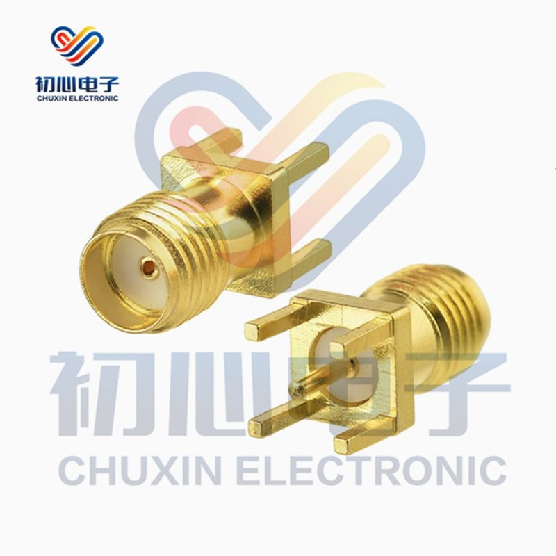 Factory direct sales SMA-KE SMA-KHD PCB printed board antenna holder SMA matrice positive four-legged RF head