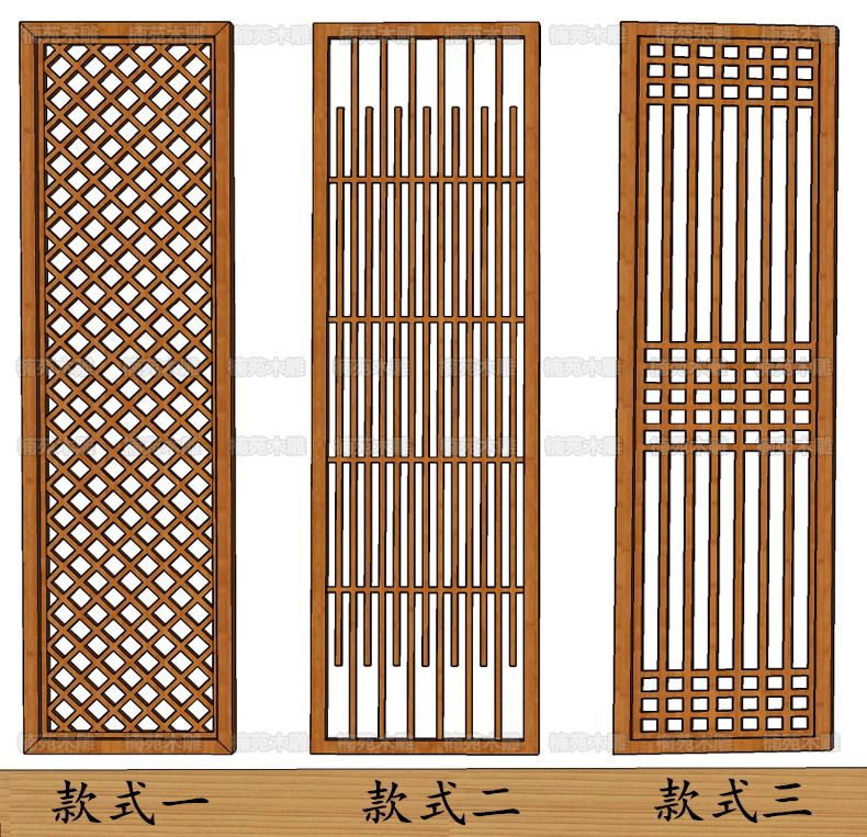 Dongyang khắc gỗ mới phong cách Trung Quốc màn hình gỗ rắn rỗng vách ngăn cửa hiên và cửa sổ gỗ lưới tản nhiệt tường TV nền - Màn hình / Cửa sổ vách gỗ ngăn phòng