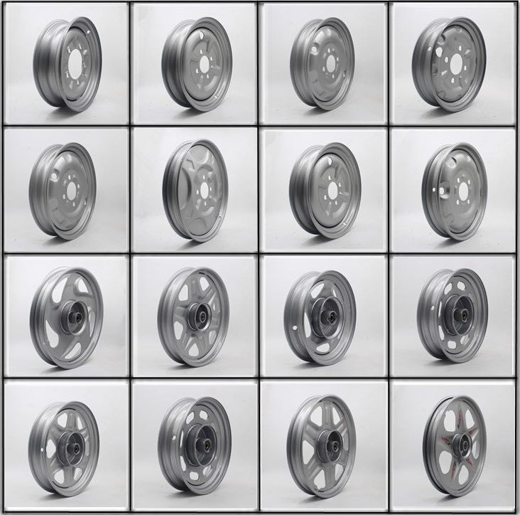 Electric tricycle steel ring assorted brake assembly front wheel interconnector 3 00-12 4 00-12