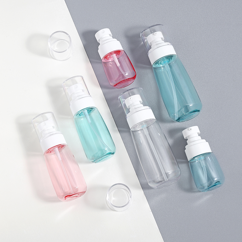 Portable travel cosmetics Empty bottle Sub-bottle Press-packed lotion bottle Spray bottle Ultra-fine mist moisturizing small spray can