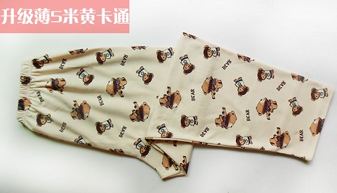 Quần ngủ nữ mùa thu lỏng đan quần cotton phần mỏng tăng phim hoạt hình quần cotton nhà mùa hè lỏng mùa thu và mùa đông quần short nữ