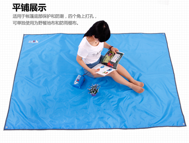Beishan Wolf 220 * 150 Oxford vải mat thảm ngoài trời thảm cắm trại lều vải không thấm nước mat dã ngoại - Thảm chống ẩm / Mat / Gối chiếu xốp