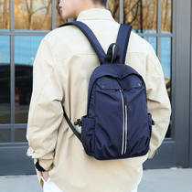 2023 new small style double shoulder bag male and female trendy light nylon bag casual short travel small backpack