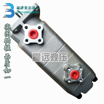 Originally installed Taiwan HYDROMAX NEW HON PAIR GEAR PUMP HGP-33A-F8R HGP-33A-F30R HYDRAULIC PUMP