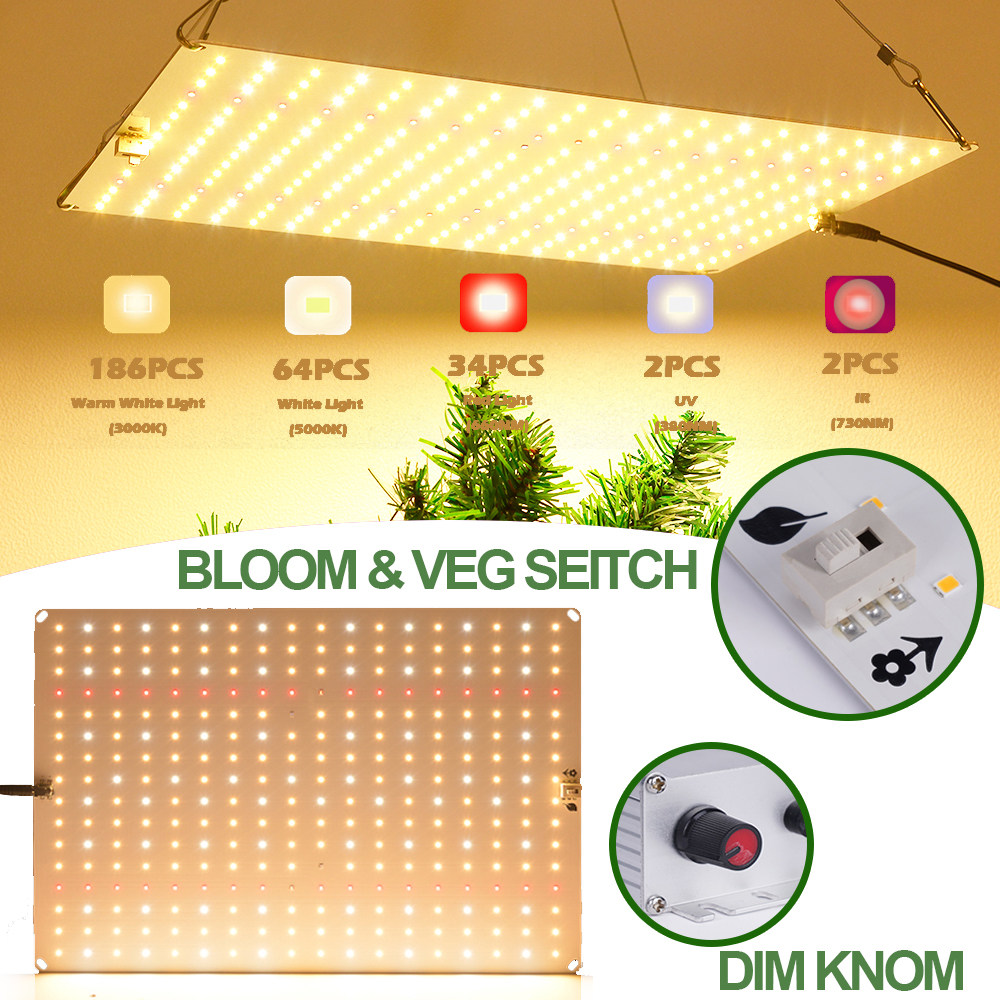 300W-1500W Grow Light LED Full Spectrum Lamp Samsung LM281B