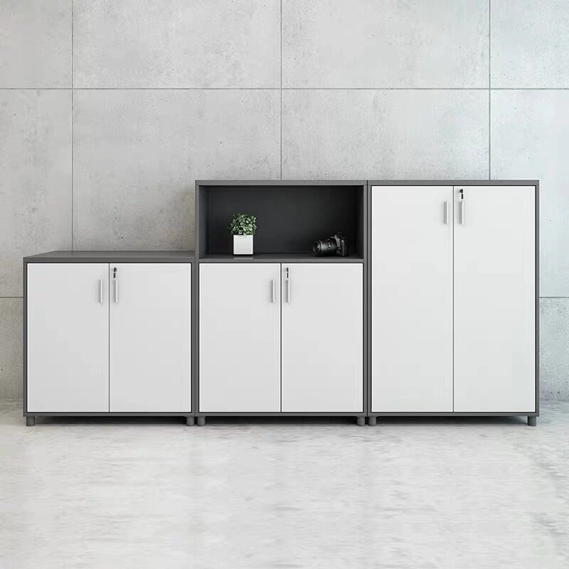 Office furniture file cabinet data cabinet simple low cabinet storage printer cabinet with lock office wooden floor cabinet