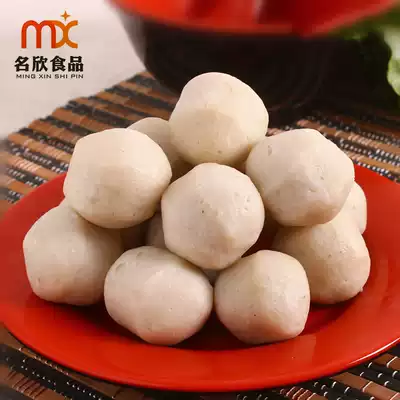 (Chaoxin)Shantou handmade grouper meatballs 500g hot pot meatballs Hot pot ingredients Chaoshan specialty