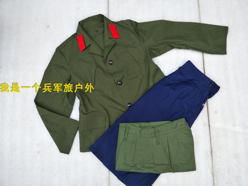 Inventory 78-type confirmed female soldier dress Summer women's dress for women's dress (without collar)