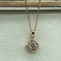 mo sang shi pendant with flash O bracelet 18k rose gold loose diamonds wei xiang 1 karat cyclone necklace