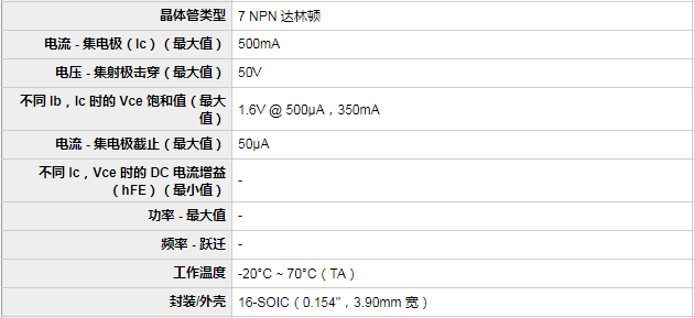 Vá ULN2003A ULN2003ADR 7 NPN Transistor Darlington mảng SOP-16.