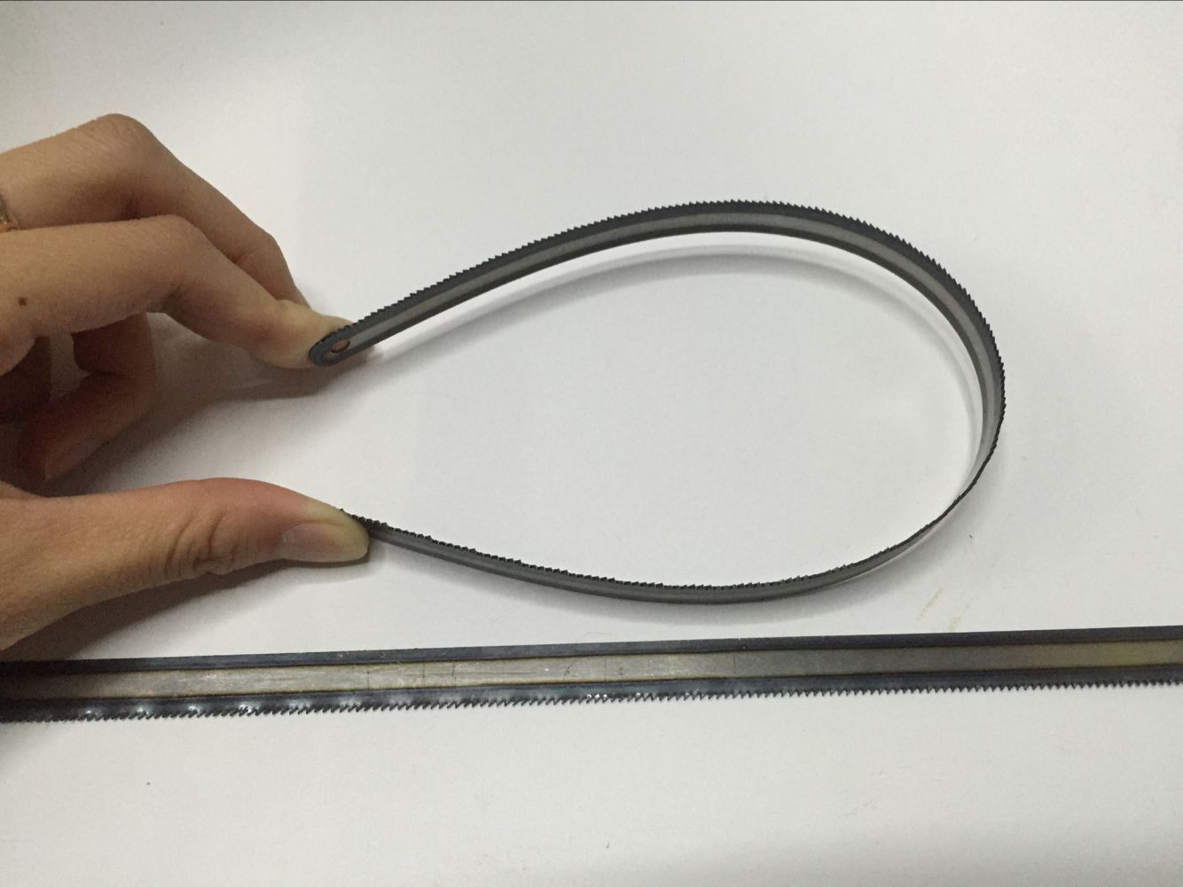 Flexible saw blade saw plastic water pipe woodworking saw metal hand with steel saw strip (with 10 support)