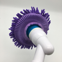 Electric cleaning brush brush head chenille mop head replacement accessories universal mop head brush head Three