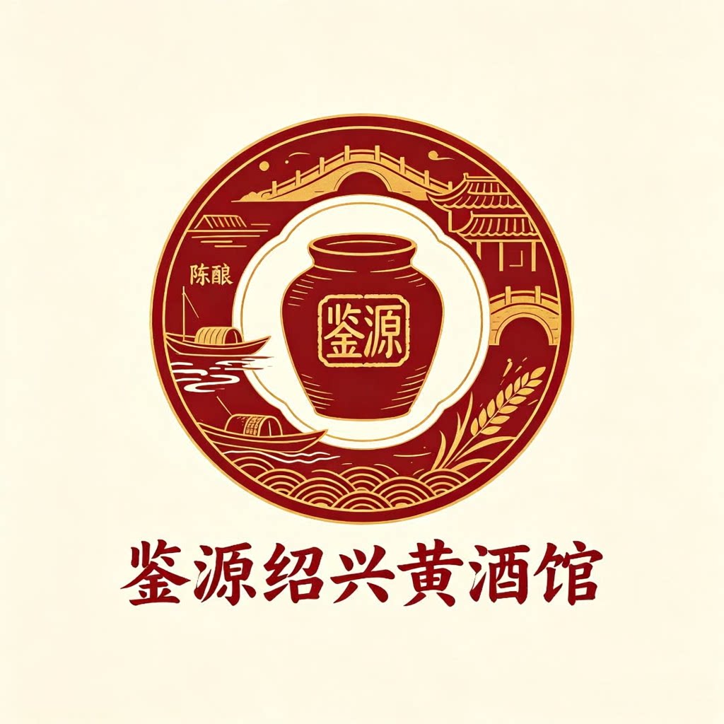 鉴源电子商务酒类销售的LOGO