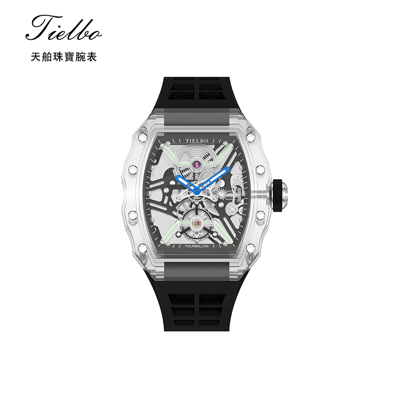 戴斯达2022款酒桶形镂空陀飞轮腕表：机械美学与功能的交融