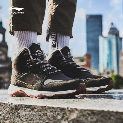 Li Ning, утепленная удерживающая тепло нескользящая повседневная обувь, кроссовки, 2020
