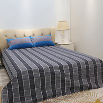 Minority Buyi bed sheets Ethnic wind cotton single piece cotton geometric lattice double 1 meter 8 bed old coarse cloth
