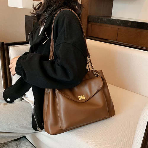 Модная универсальная вместительная и большая сумка через плечо, брендовая сумка на одно плечо, США